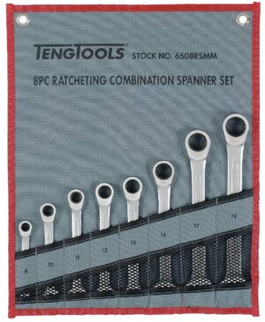 Lehtsilmusnarrevõtmete komplekt Teng Tools 6508RSMM
