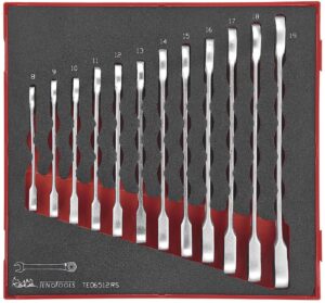 12osaline lehtsilmusvõtmete komplekt. Teng Tools TED6512RS