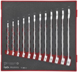 12osaline lehtsilmusvõtmete komplekt. Teng Tools TED8012