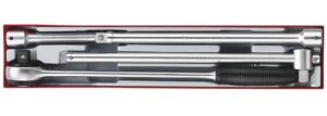 4 osaline Pikenduste ja narrevõtme komplekt Teng Tools TTX3404
