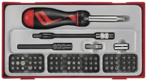 74 osaline Otsaknarrekruvitsakomplekt Teng Tools TTMD74