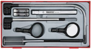 8 osaline Haarats lambiga Teng Tools TTTM08