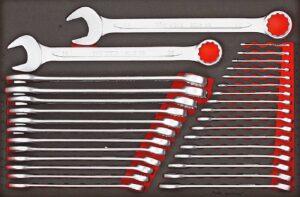 31 osaline Lehtsilmusvõtmekomplekt Teng Tools TTESP31