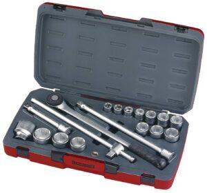 Padrunvõtmekomplekt. 3/4" nelikantkinnitusega. Teng Tools T3418-6