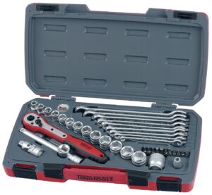 Padrunvõtmekomplekt. 3/8'' nelikantkinnitusega Teng Tools T3840
