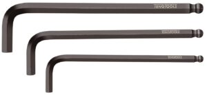 Kuuskantvõti sfäärilise peaga. Tollmõõdus. Teng Tools 3901025BL-390112BL