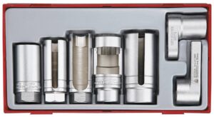 7 osaline Eripadrunid komplektis Teng Tools TTSS07