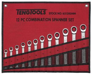 Lehtsilmusnarrevõtmete komplekt Teng Tools 6512RSMM