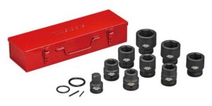 13-osaline 1'' nelikantkinnitusega löökpadrunite komplekt Teng Tools 9113