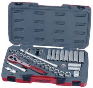 1/2'' nelikantkinnitusega padrunvõtmekomplekt. Teng Tools M1234