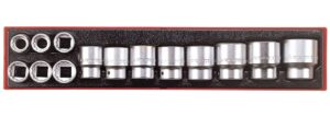 14osaline padrunikomplekt. 3/4" nelikantkinnitusega. Teng Tools TTX34AF