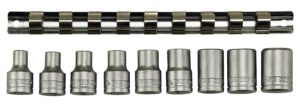 TX-padrunid komplektis. 1/2" nelikantkinnitusega. Teng Tools M1210