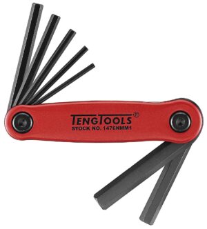 Kuuskantvõtmed komplektis Teng Tools 1476NMM1