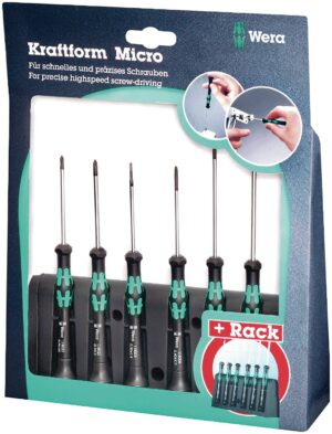 Peenmehaanikukruvitsate komplekt Wera Micro 2035/6 A