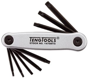 TX-võtmed komplektis Teng Tools 1476NTX