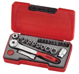 1/4'' nelikantkinnitusega padrunvõtmete komplekt Teng Tools T1422