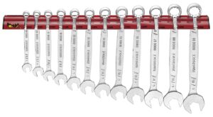 Lehtsilmusvõtmekomplekt seinahoidikuga Teng Tools WR8012