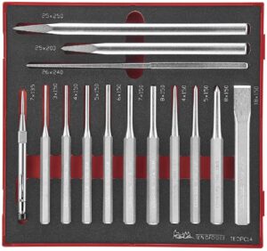 14osaline tornide ja meislite komplekt Teng Tools TEDPC14