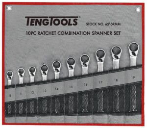 Lehtsilmusnarrevõtmekomplekt Teng Tools 6510RMM