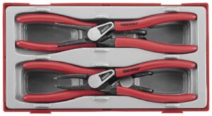 4osaline stopperrõngatangide komplekt sise- ja vaälisrõngastele Teng Tools TT474-7E