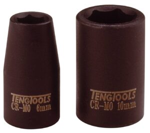 1/4" nelikantkinnitusega õhukeseseinalised jõupadrunid Teng Tools 960506-C / 960513-C