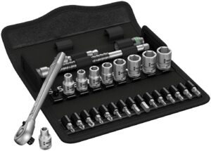 1/4'' nelikantkinnitusega padrunvõtmekomplekt. Wera 8100 SA 8