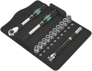 1/2" nelikantkinnitusega padrunvõtmekomplekt. Wera Zyklop Hybrid Set