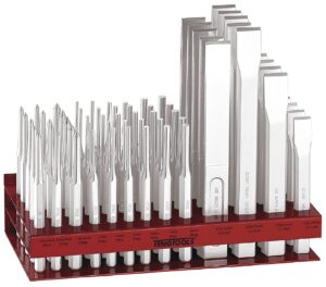 Meisli-/torni-/kärnikomplekt stendil Teng Tools DIS-P&C65